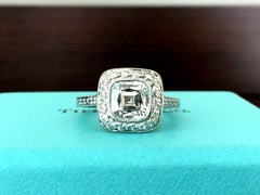 Tiffany & Co. Platinum Diamond 1.29 Carat Legacy Engagement Ring H VS1
