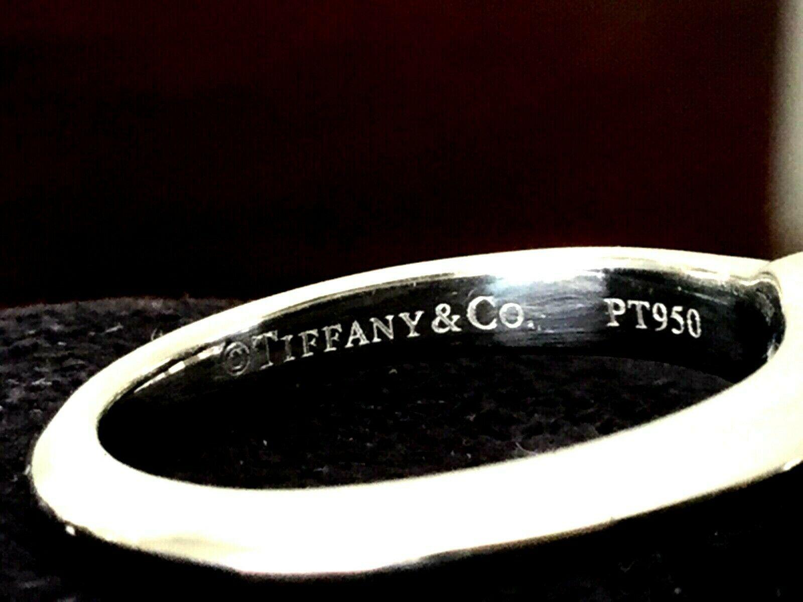 Tiffany & Co. Platinum Diamond 1.87 Carat Round Ring I VS1 Triple Excellent 6