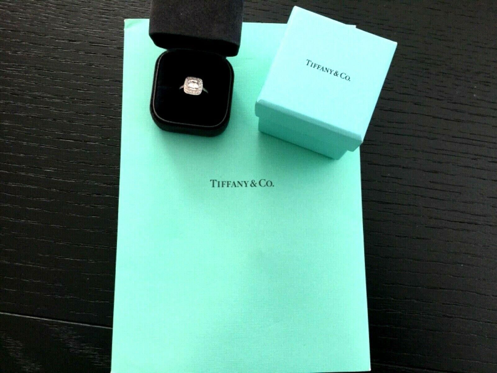 Cushion Cut Tiffany & Co. Platinum Diamond 1.44 Carat Legacy Engagement Ring H VVS2 3 EXC
