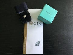 Tiffany & Co. Platinum Diamond 1.63 Carat Legacy Engagement Ring I VS1