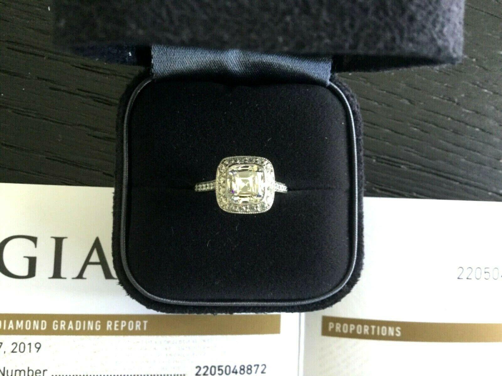 Tiffany & Co. Platinum Diamond 1.63 Carat Legacy Engagement Ring I VS1 4