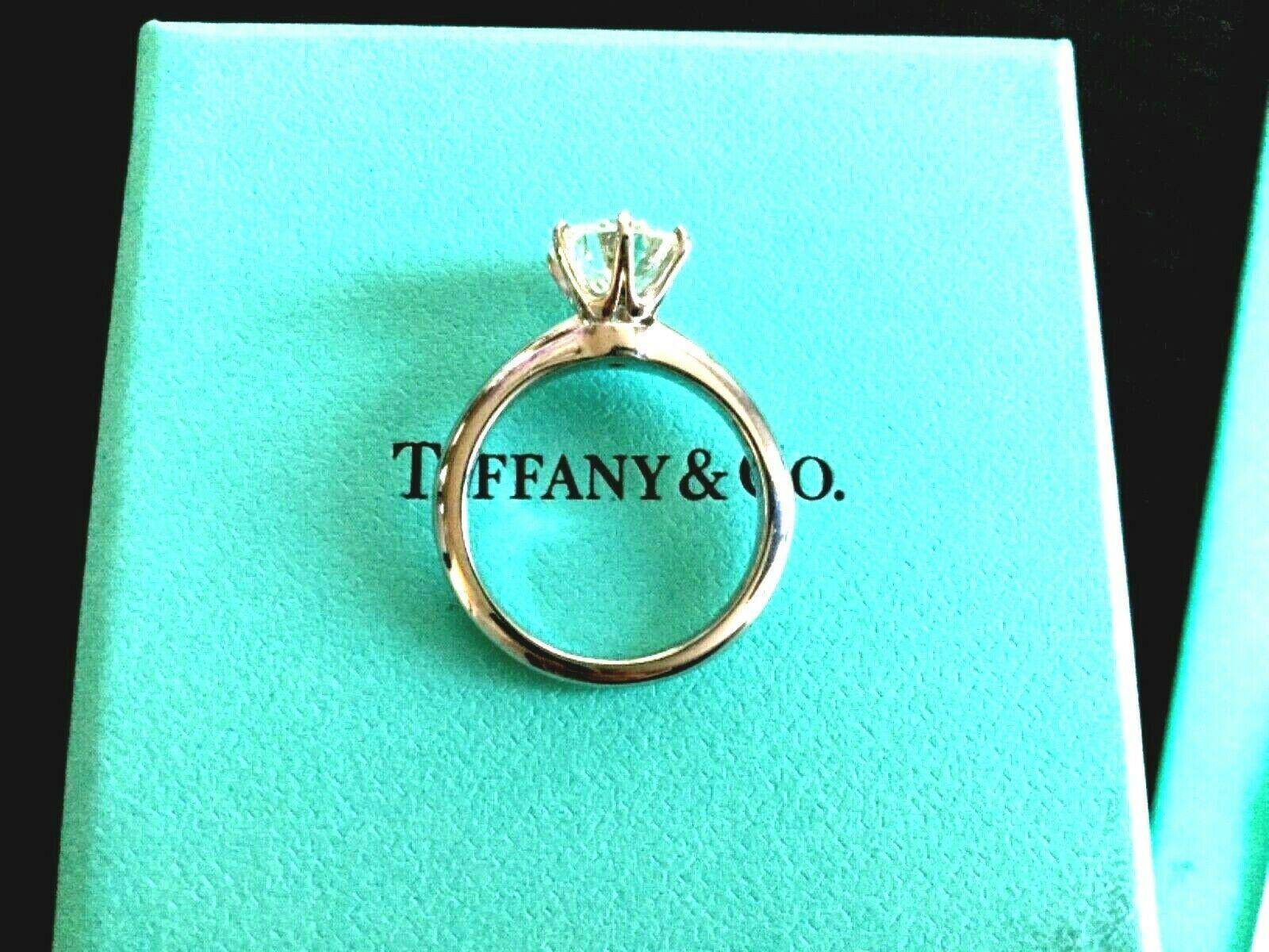 Tiffany & Co. Platinum Diamond 1.71 Carat Round Engagement Ring I VS1 Triple Exc 6
