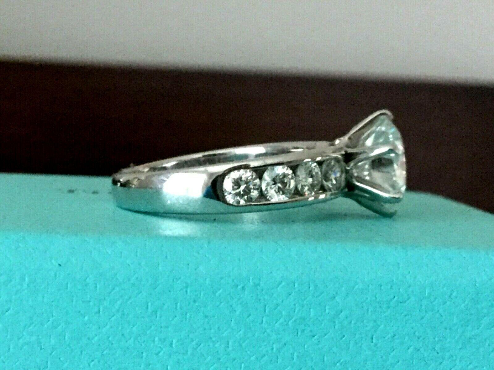 Tiffany & Co. Platinum Diamond 2.14 Carat Round Engagement Ring E VS1 1
