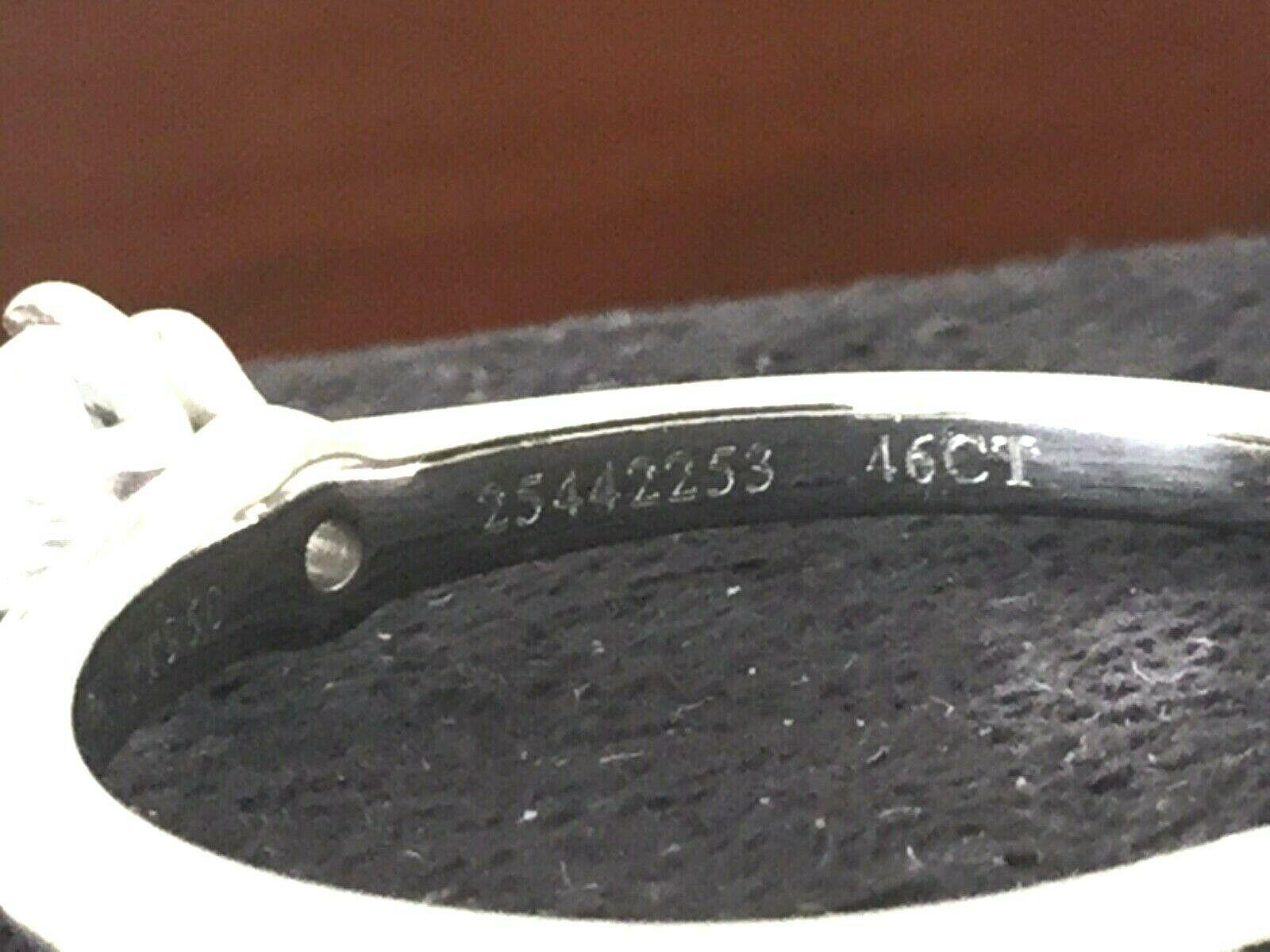 Tiffany & Co. Platinum Diamond .46 Carat Round Engagement Ring F VS1 1