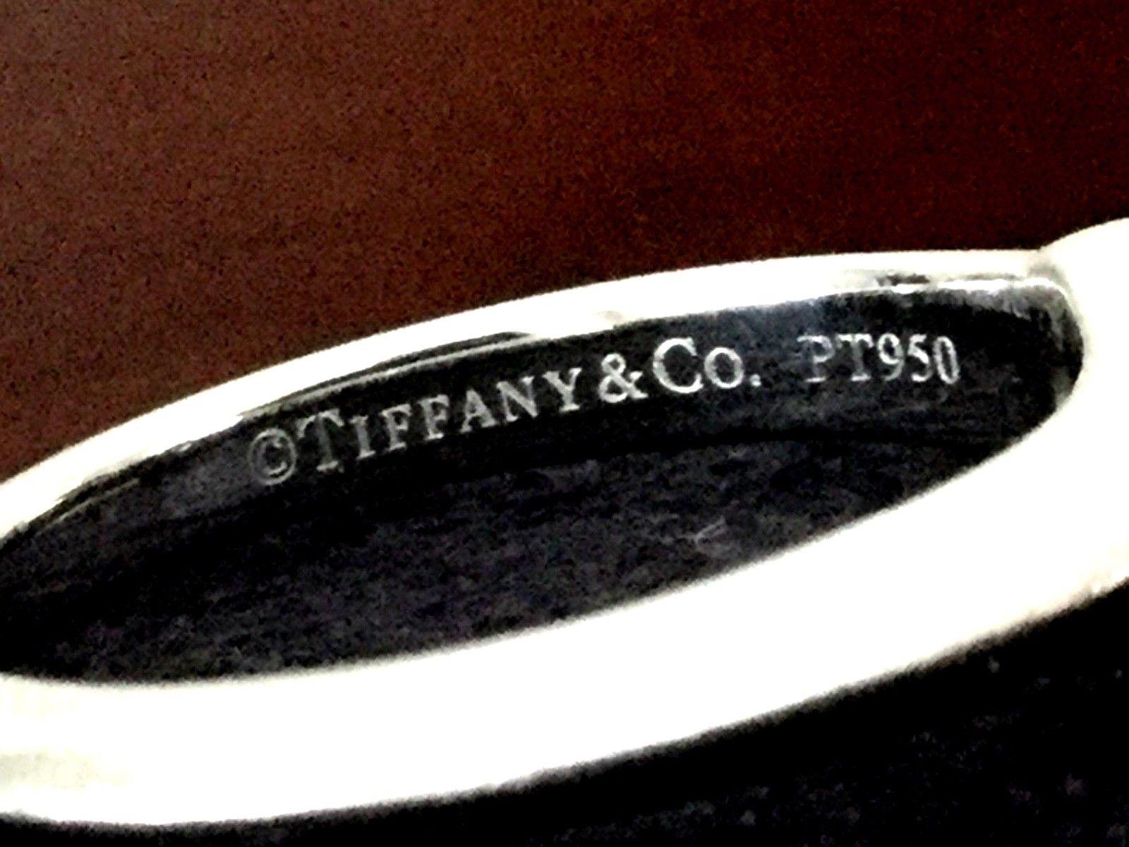 Tiffany & Co. Platinum Diamond .62 Carat Round Engagement Ring I VS1 Triple Exc 4