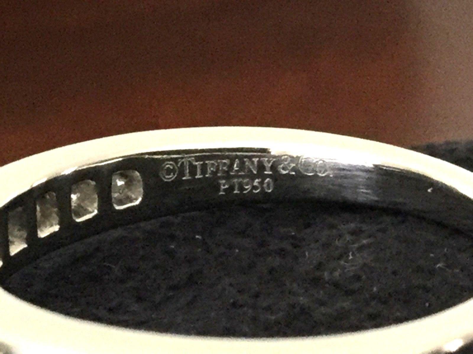 Tiffany & Co. Platinum Diamond .83 Carat H VVS1 Triple Exc Round Engagement Ring 4