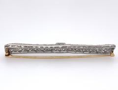 Tiffany & Co. Platinum Diamond Art Deco Bar Pin Brooch