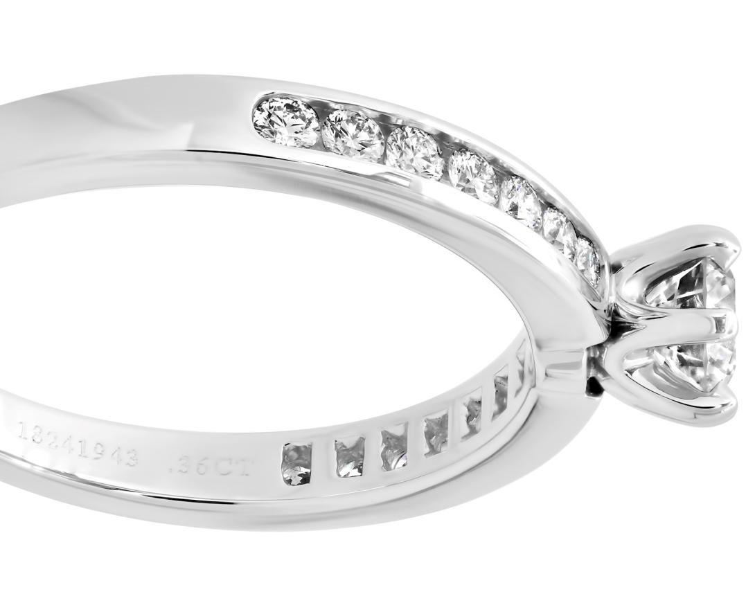 TIFFANY & Co. Platin Diamantband .36ct Diamant Verlobungsring 6 5