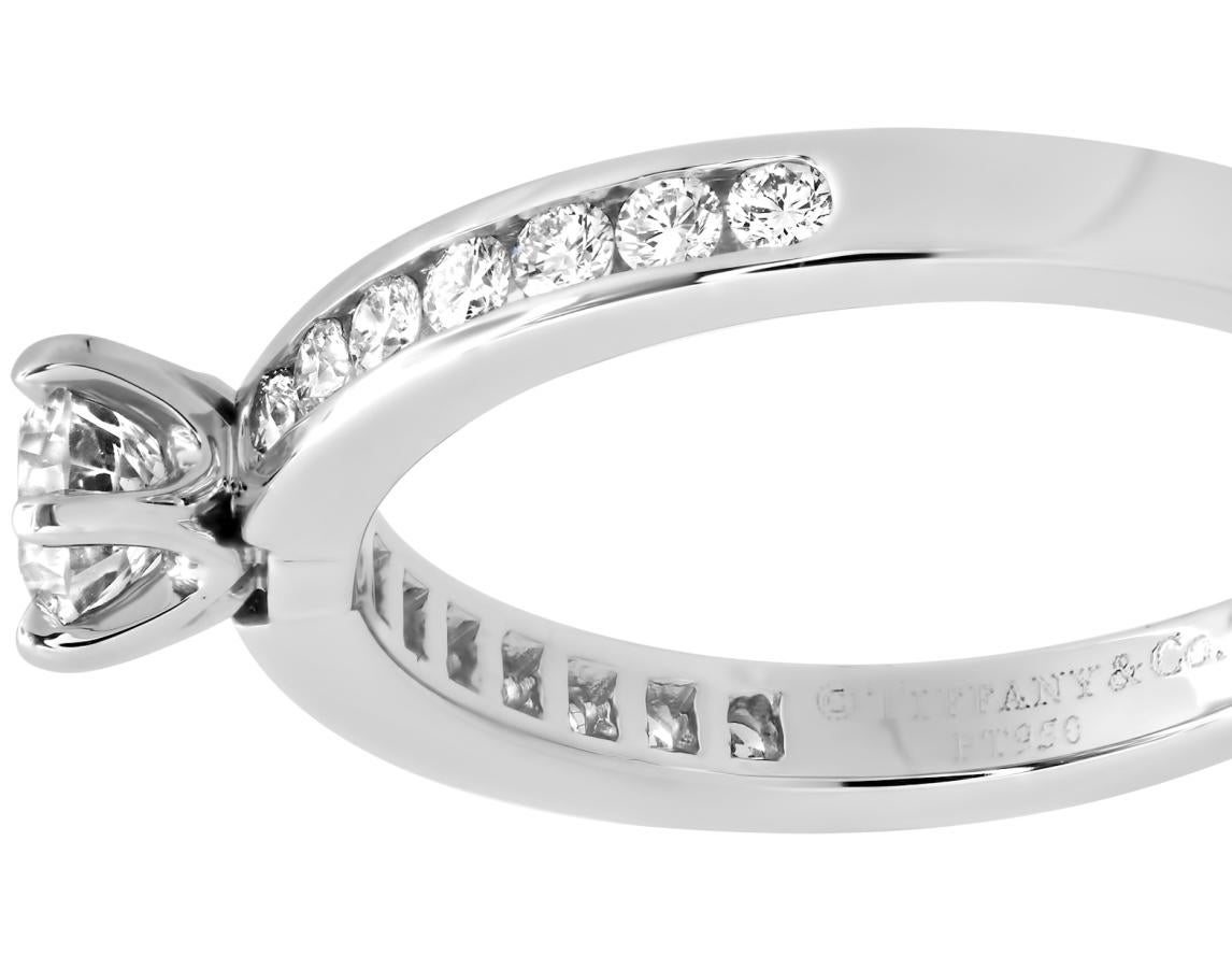 TIFFANY & Co. Platin Diamantband .36ct Diamant Verlobungsring 6 4