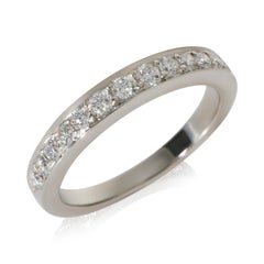 Tiffany & Co. Platinum Diamond Band