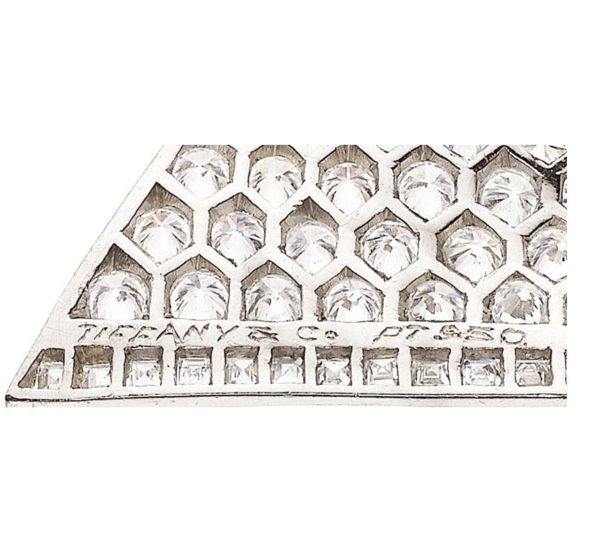 Tiffany & Co. Platinum Diamond Bow Brooch 1950s Appx 9.5 cts Iconic!

Beautiful, Luxurious Bow Brooch by Tiffany & Co.
Ribbon Bow Shape in 950 Platinum
Featured on the Cover of 
