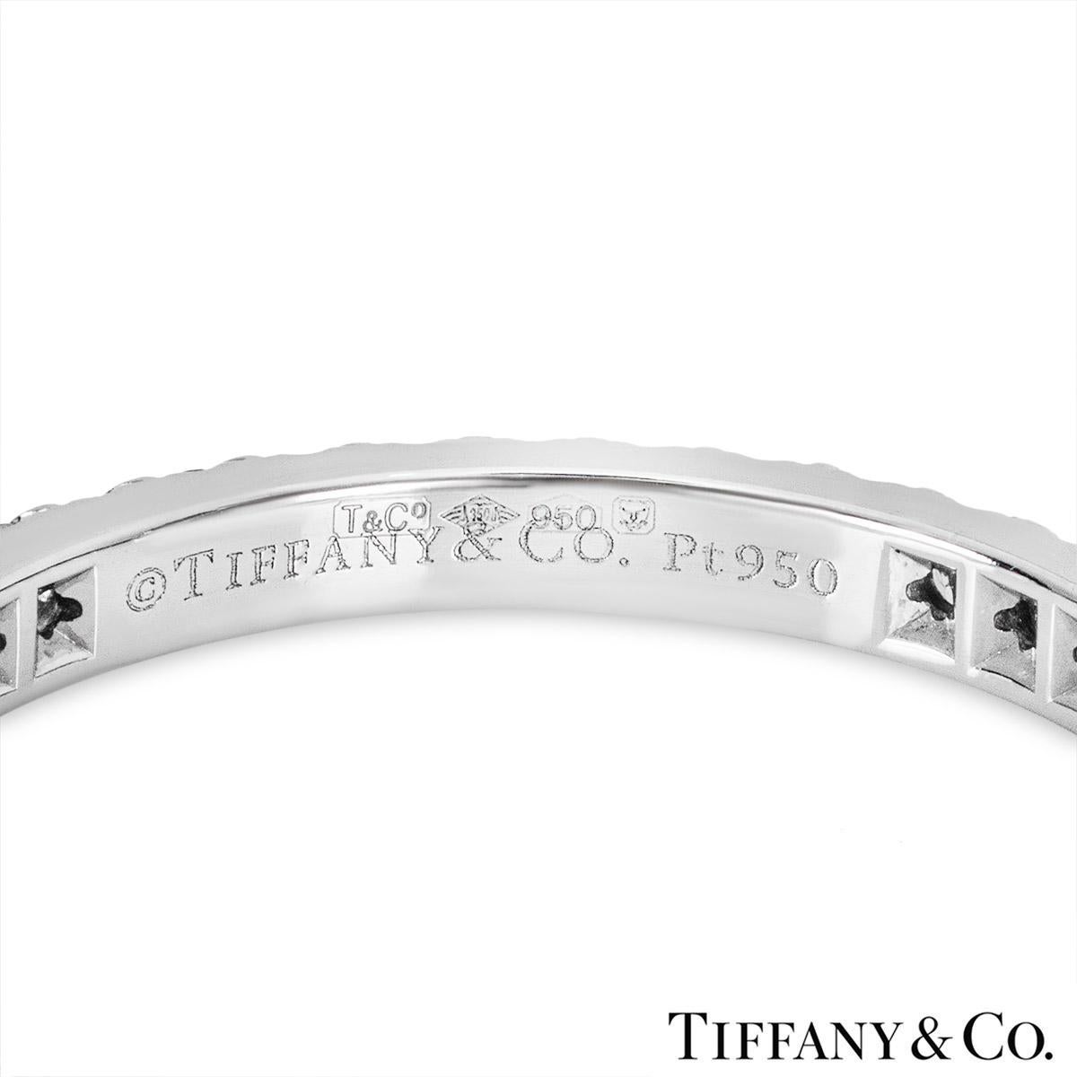 Women's Tiffany & Co. Platinum Diamond Bridal Set 1.60 Carat F/VVS2 For Sale