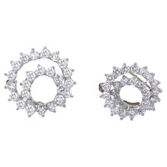 Tiffany & Co. Platinum Diamond Brooch Set
