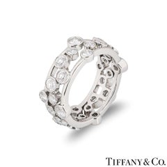 Tiffany & Co. Platinum Diamond Bubble Ring 1.60 Carat
