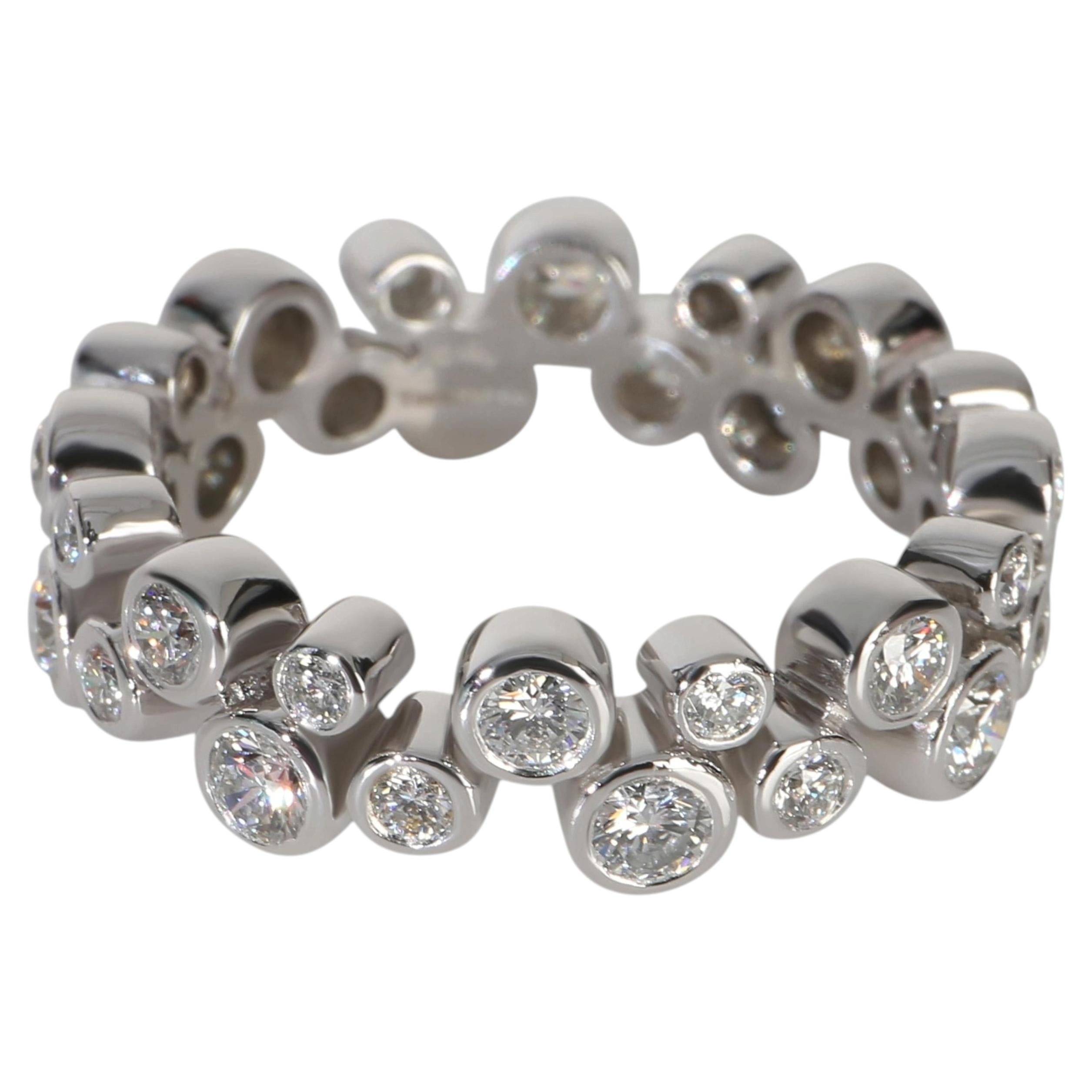 Tiffany & Co. Platinum Diamond Bubbles Band