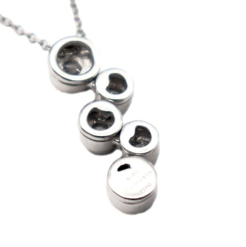 Women's TIFFANY & Co. Platinum Diamond Bubbles Pendant Necklace