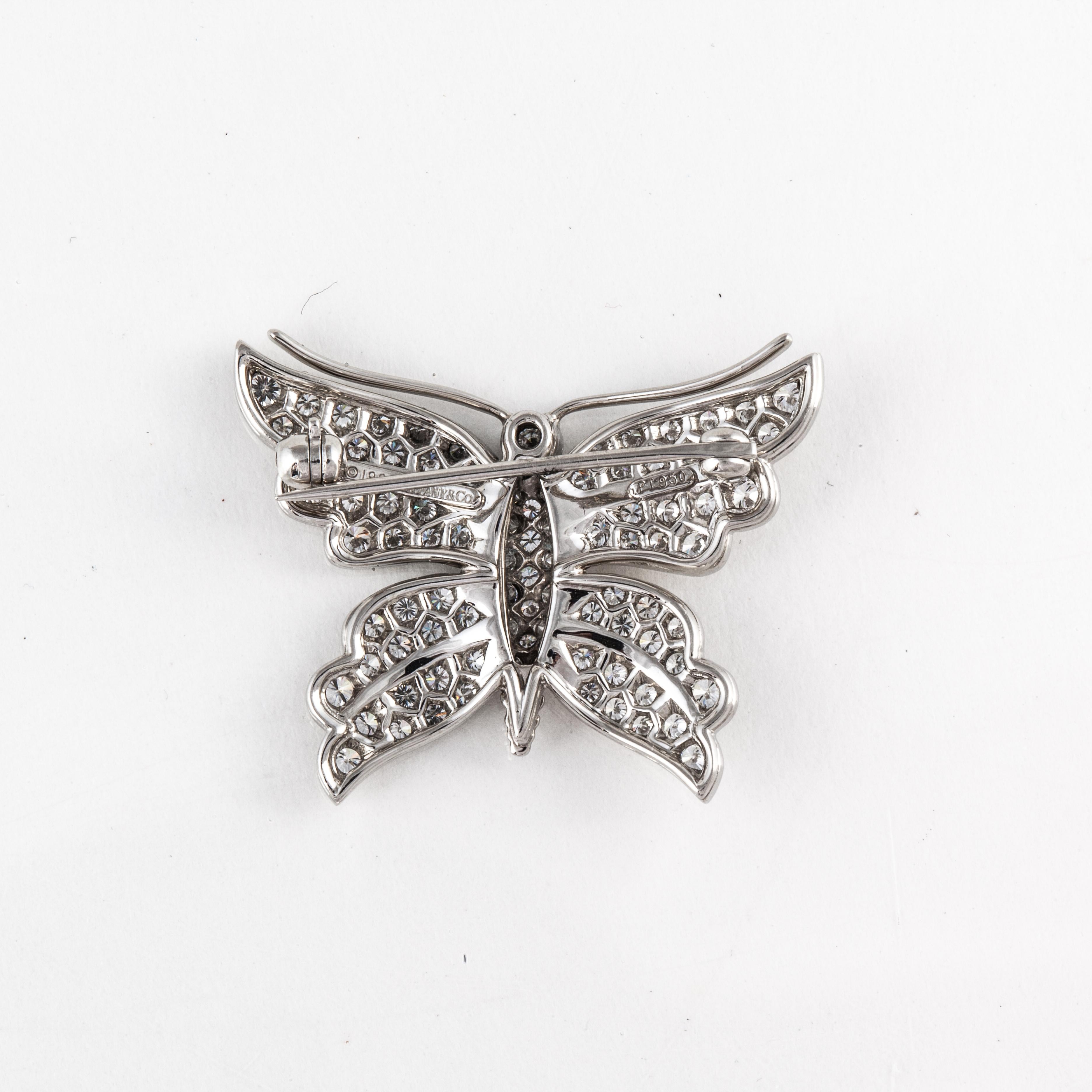 tiffany butterfly brooch