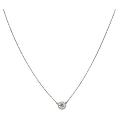 Tiffany & Co. Platinum Diamond By the Yard .55 ctw Necklace