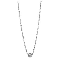 Tiffany & Co. Ciondolo in platino con diamante a metro