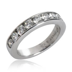 Tiffany & Co. Platinum Diamond Channel Set Band