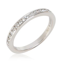 Tiffany & Co. Platinum Diamond Channel Set Band