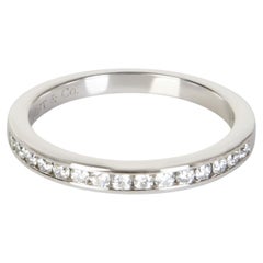 Tiffany & Co. Platinum Diamond Channel Set Band