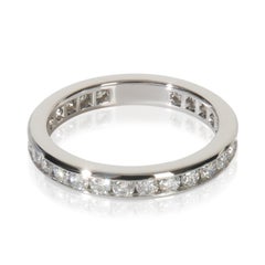 Tiffany & Co. Platinum Diamond Channel Set Eternity Band