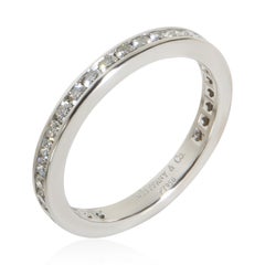 Tiffany & Co. Platinum Diamond Channel Set Eternity Band