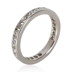 Tiffany & Co. Platin Diamant Kanal Set Eternity Band