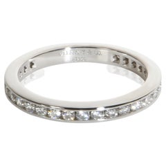 Tiffany & Co. Platinum Diamond Channel Set Eternity Band