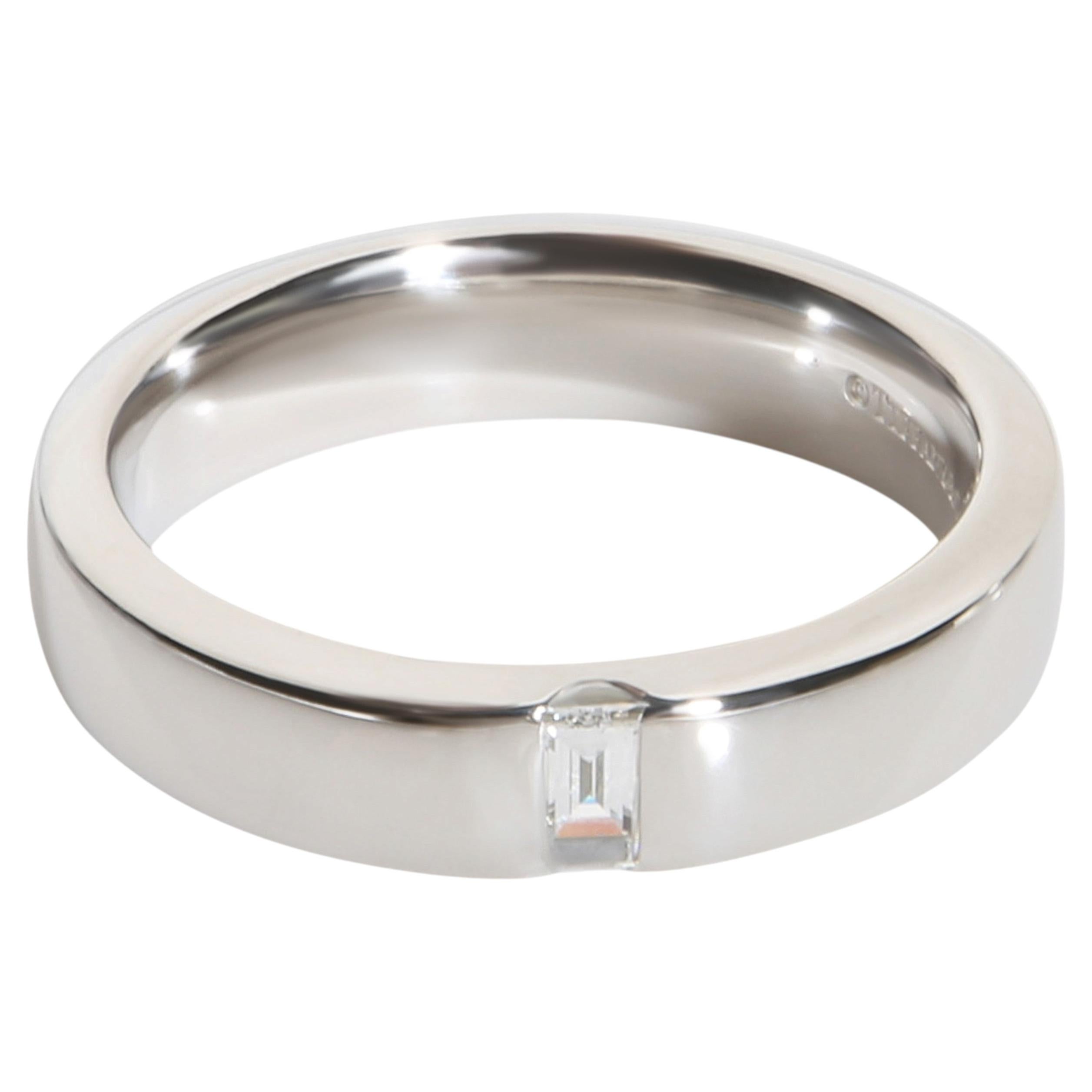 Tiffany & Co. Bague Charles Tiffany en platine et diamants en vente