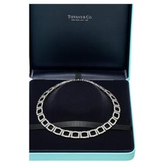 Tiffany & Co. Platinum Diamond Choker Necklace 6.8 Carats Like New Condition