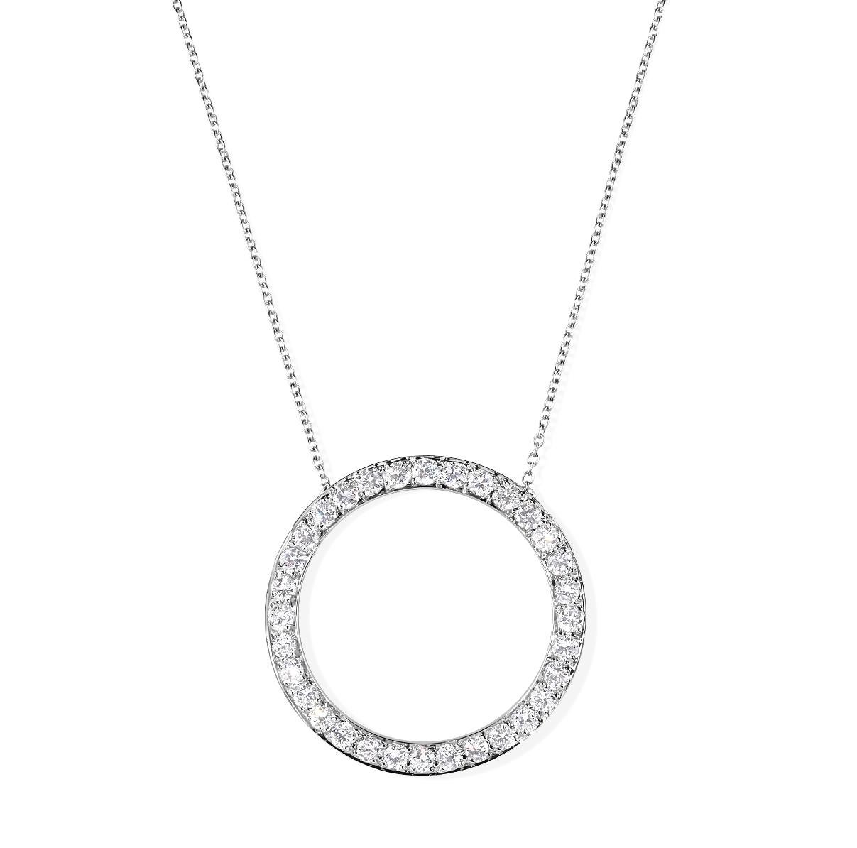 TIFFANY & Co. Collana con ciondolo in platino e diamanti LARGE 

Metallo: Platino 
Catena: 18