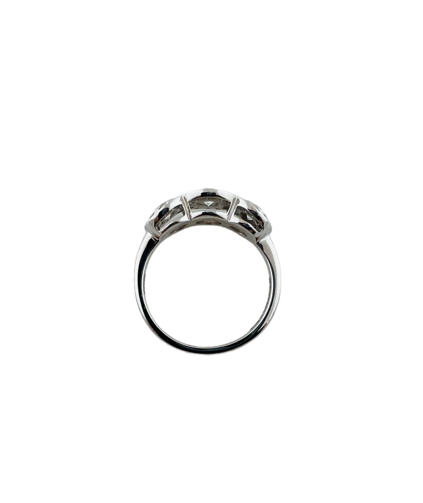 Tiffany & Co. Platin Diamant Kreis-Ring Größe 5,5 #15751 3