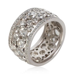 Tiffany & Co. Platinum Diamond Cobblestone Band
