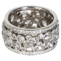Tiffany & Co. Platinum Diamond Cobblestone Band