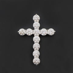 Ciondolo a forma di croce in platino Tiffany & Co.