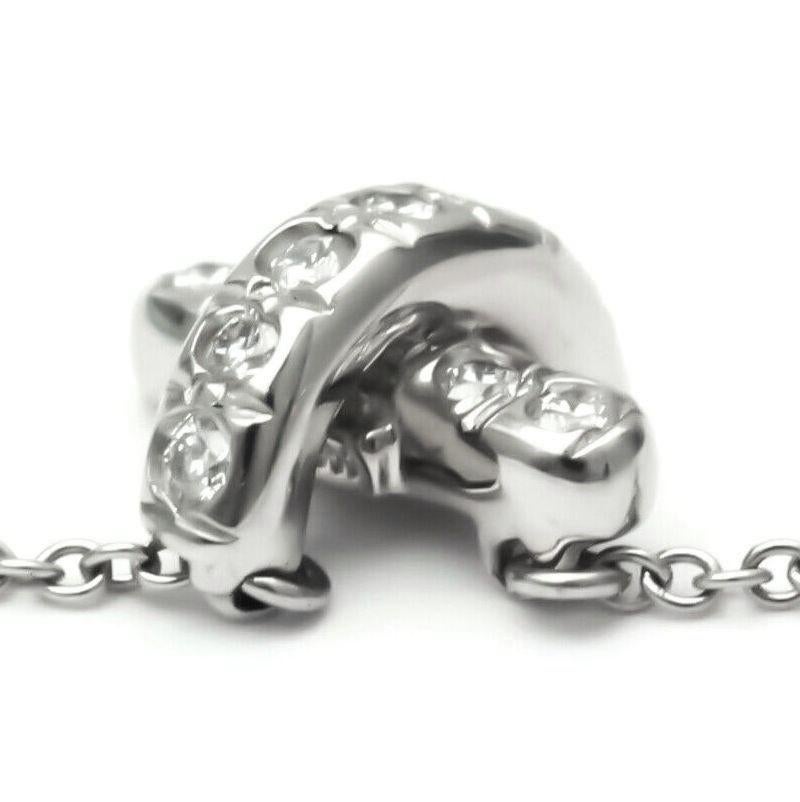 TIFFANY & Co. Collier Stitch by Stitch en platine et diamants en vente 1