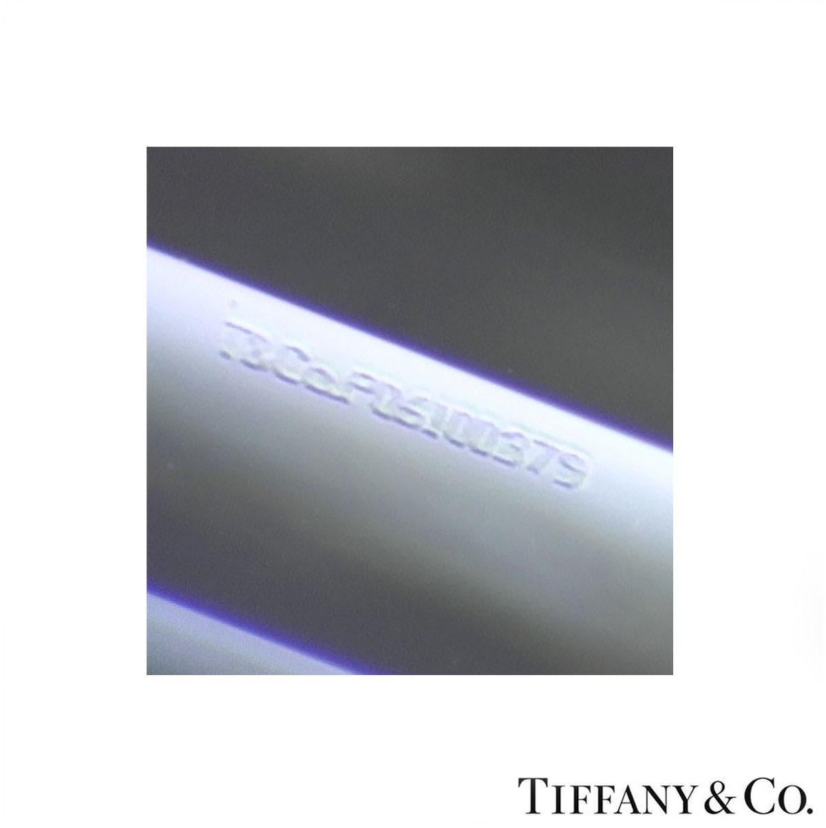 Tiffany & Co. Platin-Diamant-Tropfen-Ohrringe im Angebot 8