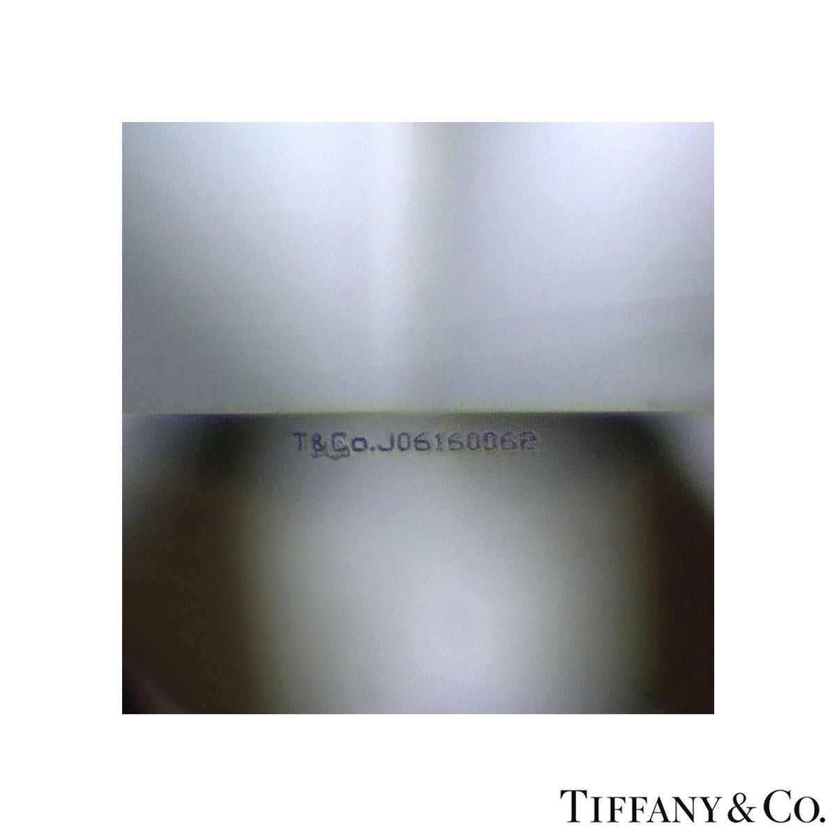 Tiffany & Co. Platin-Diamant-Ohrringe 3,65 Karat TDW im Angebot 2