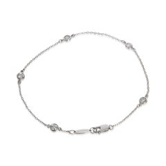Tiffany & Co. Platinum Diamond Elsa Peretti Diamond By The Yard Bracelet