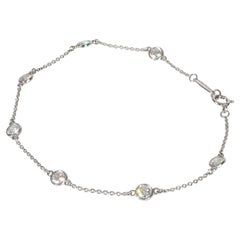 Tiffany 
Co. Platinum Diamond Elsa Peretti Diamond By The Yard Bracelet