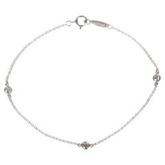 Tiffany & Co. Platinum Diamond Elsa Peretti Diamond By The Yard Bracelet