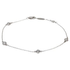 Tiffany & Co. Bracelet en platine et diamants Elsa Peretti Diamond By The Yard