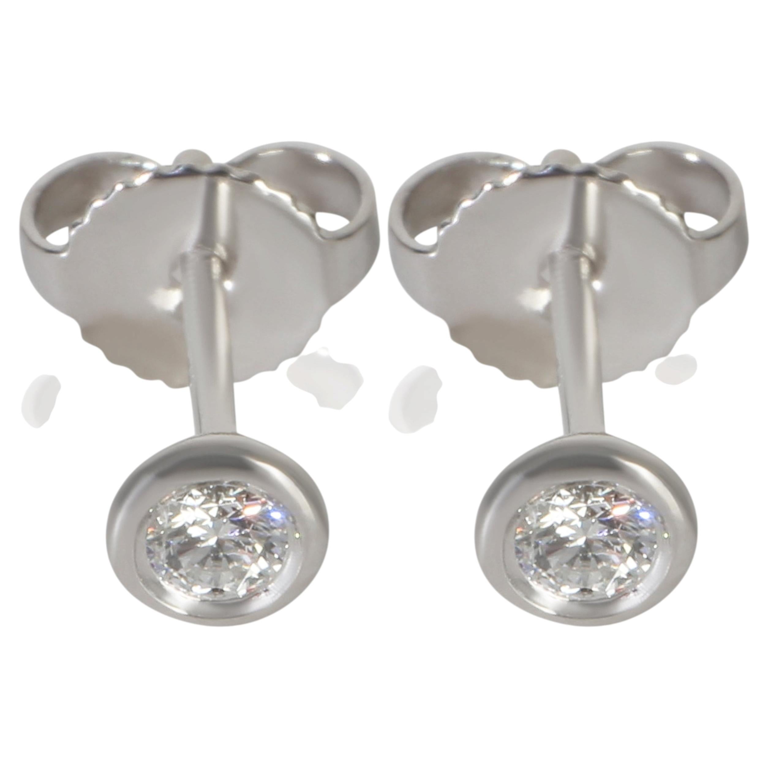 Tiffany & Co. Pendientes «Diamond By The Yard» de Elsa Peretti, de platino y diamantes en venta
