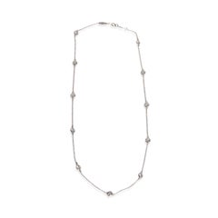 Tiffany & Co. Platinum Diamond Elsa Peretti Diamond By The Yard Necklace