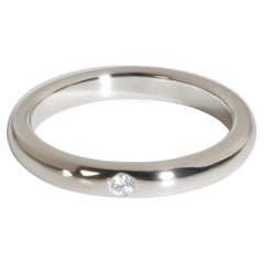 Tiffany & Co. Platinum Diamond Elsa Peretti Stacking Band