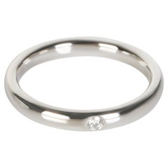 Tiffany & Co. Platinum Diamond Elsa Peretti Stacking Band