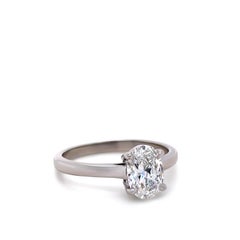 Tiffany & Co Platinum Diamond Engagement Ring 1.00ct