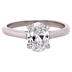 Tiffany & Co Platinum Diamond Engagement Ring 1.00ct